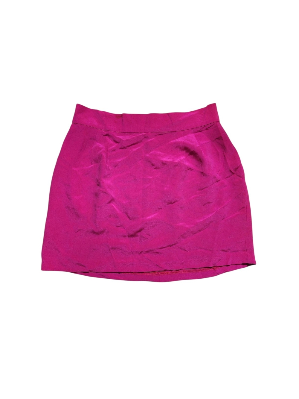 Naven 100% Silk Mini Skirt Fuchsia Pink, Size 6